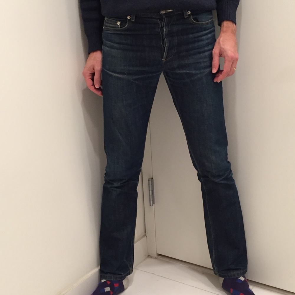 APC New Standard raw denim tag sz 29